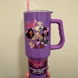 Bratz Purple Stainless Steel Tumbler with Handle 40oz